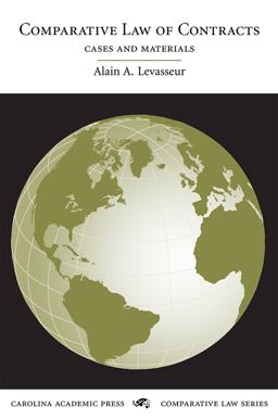 Comparative Law of Contracts  9781594601989 Front Cover
