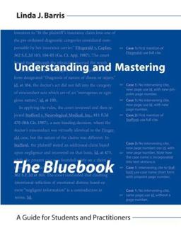 Understanding and Mastering the Bluebook A Guide for Students and Practitioners  9781594603655 Front Cover