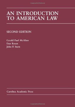 Introduction to American Law 2nd 9781594607141 Front Cover