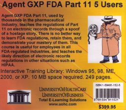 Agent GCP FDA Five Users
