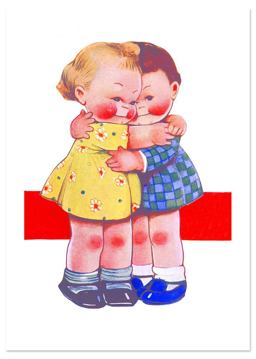 Sweet Hugs Friendship Greeting Card
