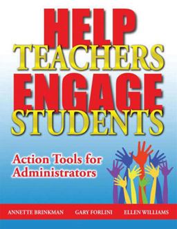 Help Teachers Engage Students Action Tools for Administrators  9781596671164 Front Cover