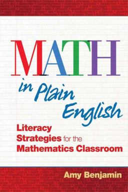 Math in Plain English Literacy Strategies for the Mathematics Classroom  9781596671867 Front Cover