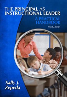 Principal As Instructional Leader A Practical Handbook 3rd 9781596672215 Front Cover