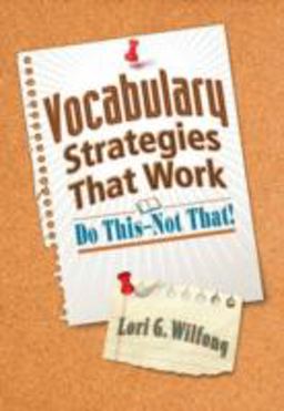 Vocabulary Strategies That Work: Do This-not That!  9781596672291 Front Cover