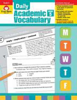Daily Academic Vocabulary Grade 5  9781596732049 Front Cover