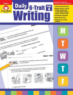 Daily 6-Trait Writing Grade 4  9781596732889 Front Cover