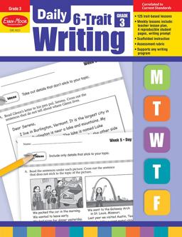 Daily 6-Trait Writing Grade 3  9781596732971 Front Cover