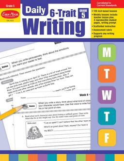 Daily 6-Trait Writing Grade 5  9781596732988 Front Cover