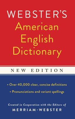 Webster's American English Dictionary, New Edition  9781596951143 Front Cover
