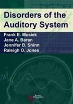 Disorders of the Auditory System  9781597563505 Front Cover