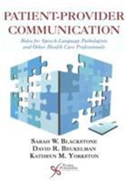 Patient Provider Communication  9781597565745 Front Cover