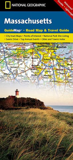 Massachusetts Road Map and Travel Guide