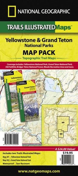 Yellowstone and Grand Teton National Parks [Map Pack Bundle] 2023rd 9781597754002 Front Cover