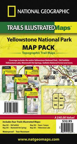 Yellowstone National Park [Map Pack Bundle] 2023rd 9781597754019 Front Cover