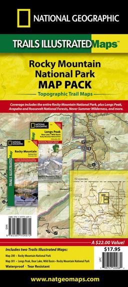 Rocky Mountain National Park [Map Pack Bundle]
