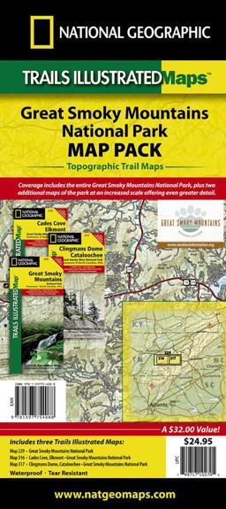 Great Smoky Mountains National Park Map Pack