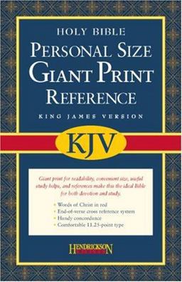 Personal Size Giant Print Reference Bible-KJV