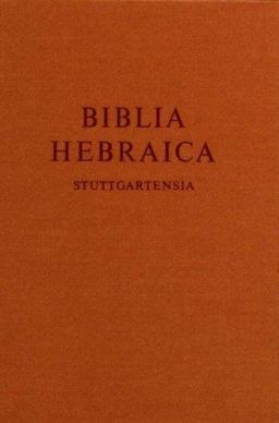 Biblia Hebraica Stuttgartensia Bhs Standard Version Hebrew Bible 5th 9781598561609 Front Cover
