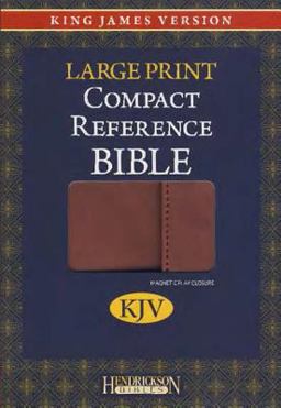 Large Print Compact Reference Bible-KJV-Magnetic Closure