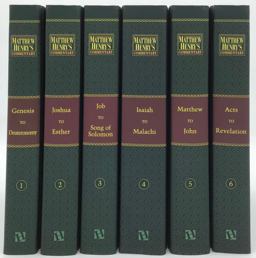 Matthew Henry's Commentary on the Whole Bible: Complete  9781598564365 Front Cover