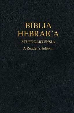 Biblia Hebraica Stuttgartensia A Reader's Edition  9781598567496 Front Cover