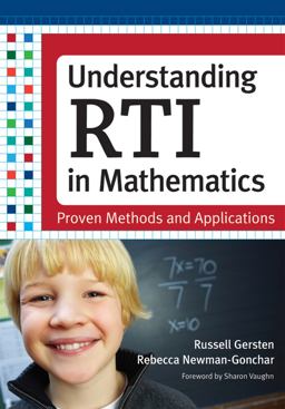Understanding RTI in Mathematics Proven Methods and Applications  9781598571677 Front Cover