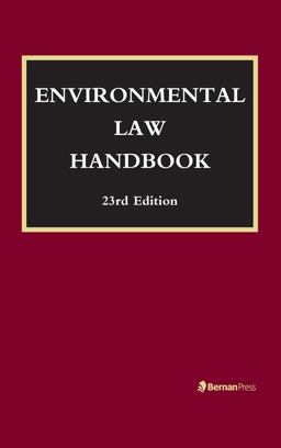 Environmental Law Handbook:  9781598888652 Front Cover
