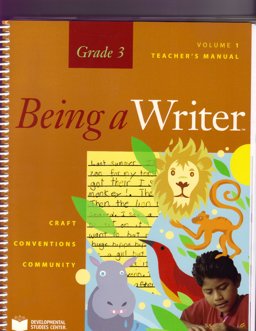 Being a Writer Teacher's Manual Grade 3