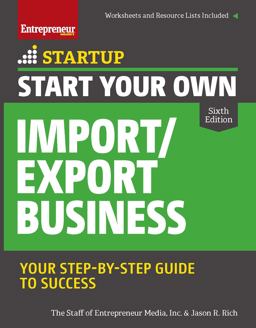 Start Your Own Import/Export Business 5th 9781599186726 Front Cover
