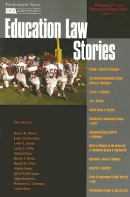 Education Law Stories  9781599410326 Front Cover