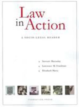 Law in Action A Socio-Legal Reader  9781599410807 Front Cover
