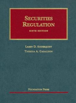 Securities Regulation 6th 9781599411552 Front Cover