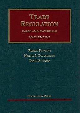Trade Regulation 6th 9781599412498 Front Cover