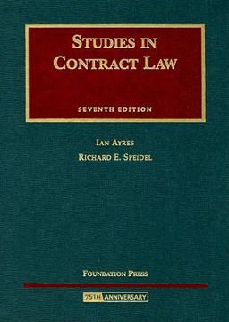 Studies in Contract Law Studies in Contract Law
