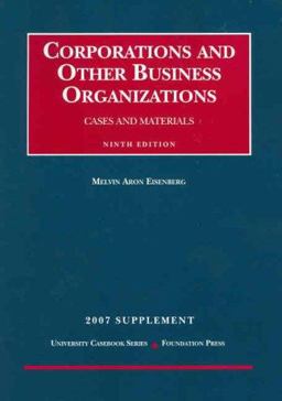 Corporations and Other Business Organizations Supplement