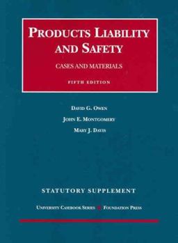 Products Liability and Safety