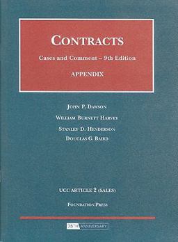 Appendix to Contracts