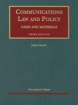 Communications Law and Policy 3rd 9781599413693 Front Cover