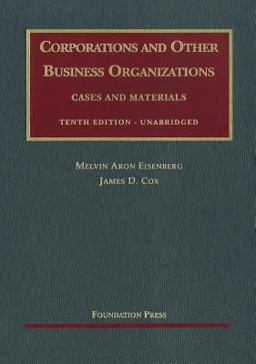Corporations and Other Business Organizations