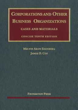 Corporations and Other Business Organizations