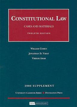 Constitutional Law, Cases and Materials