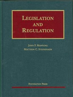 Legislation and Regulation  9781599417264 Front Cover