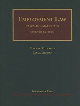 Employment Law 7th 9781599418827 Front Cover
