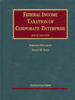 Federal Income Taxation of Corporate Enterprise, 6th 6th 9781599418889 Front Cover