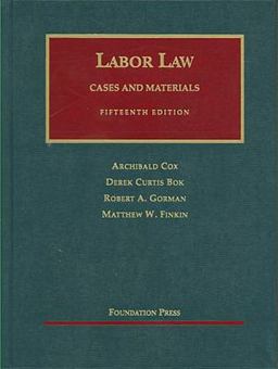 Labor Law 15th 9781599419503 Front Cover