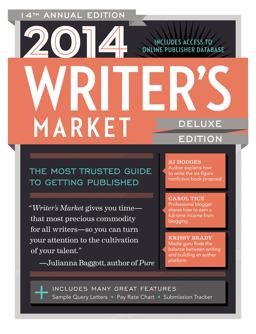 2014 Writer's Market 1st 2013 9781599637334 Front Cover