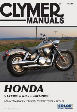 Honda VTX1300 Series 2003-2009  9781599693392 Front Cover