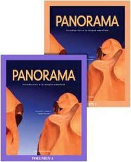 Panorama 3/E Student Edition W/Supersite Passcode Volume 1 (Lessons 1-8) 3rd 9781600078989 Front Cover