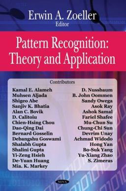 Pattern Recognition Theory and Application  9781600217173 Front Cover